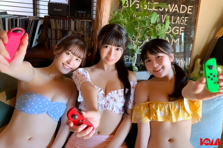 フジコーズ2期生 入山七菜、坂本結菜、山中ありさ 初水着でドキドキシェアハウス 終始感じた3人の仲の良さ!