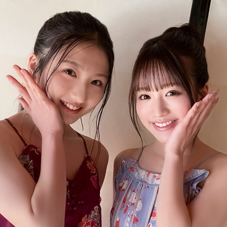 NMB48塩月希依音&坂田心咲の撮影は笑いが絶えない!?