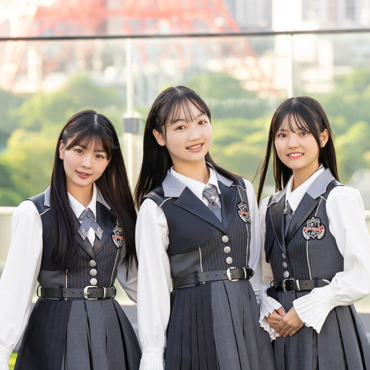 HKT48フレッシュな7期生16人誌上初お披露目④片平紗麗&松永悠良&吉田めい