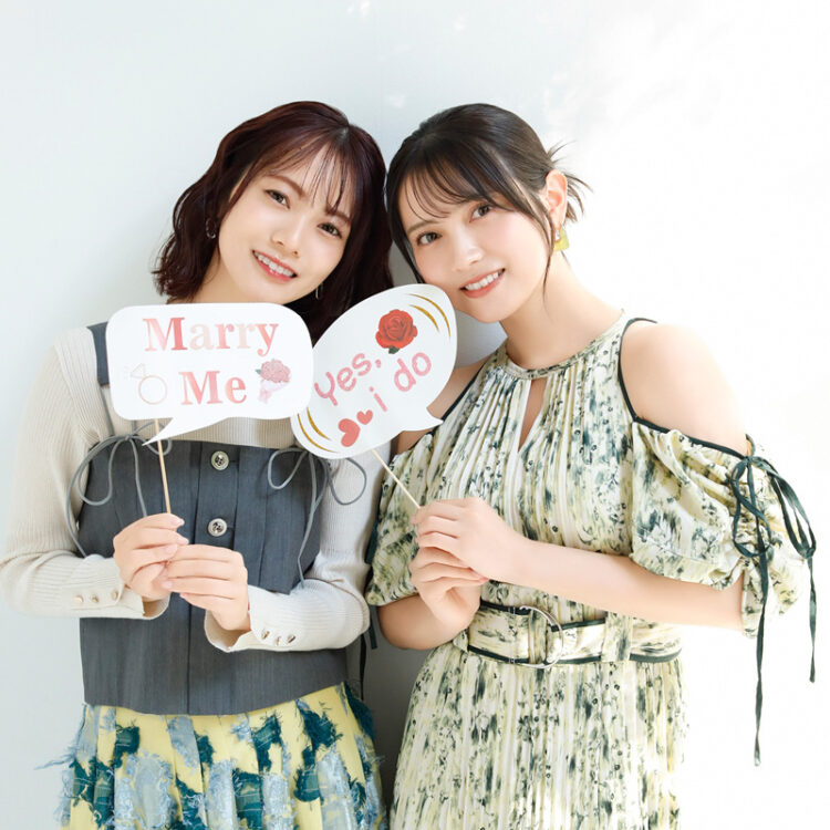 ボム12月号の桃月なしこ撮影現場に、宮田愛萌がやってきた！【前編】