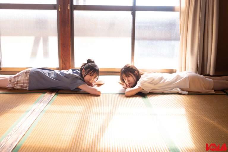 櫻坂46向井純葉＆村井優、満開の桜を背に笑顔あふれるペアグラビア披露！