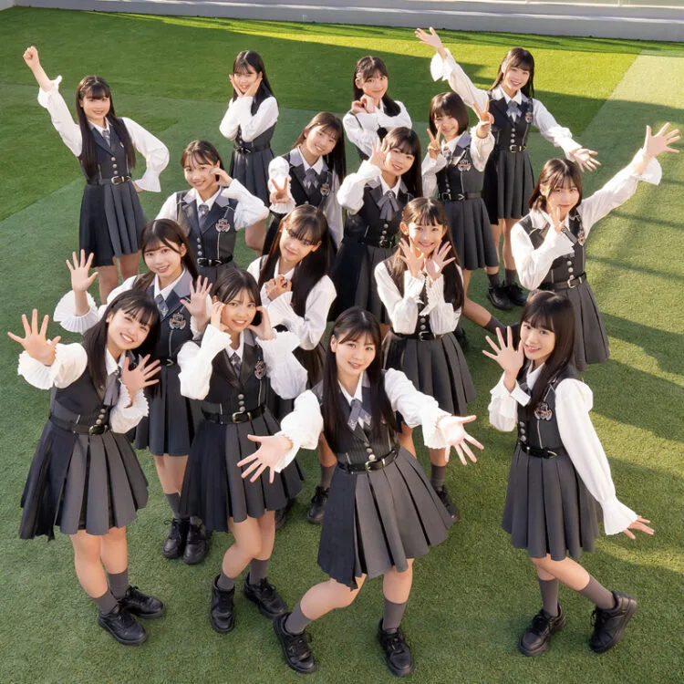 平均年齢14.4歳！　HKT48 ７期生全員集合☆