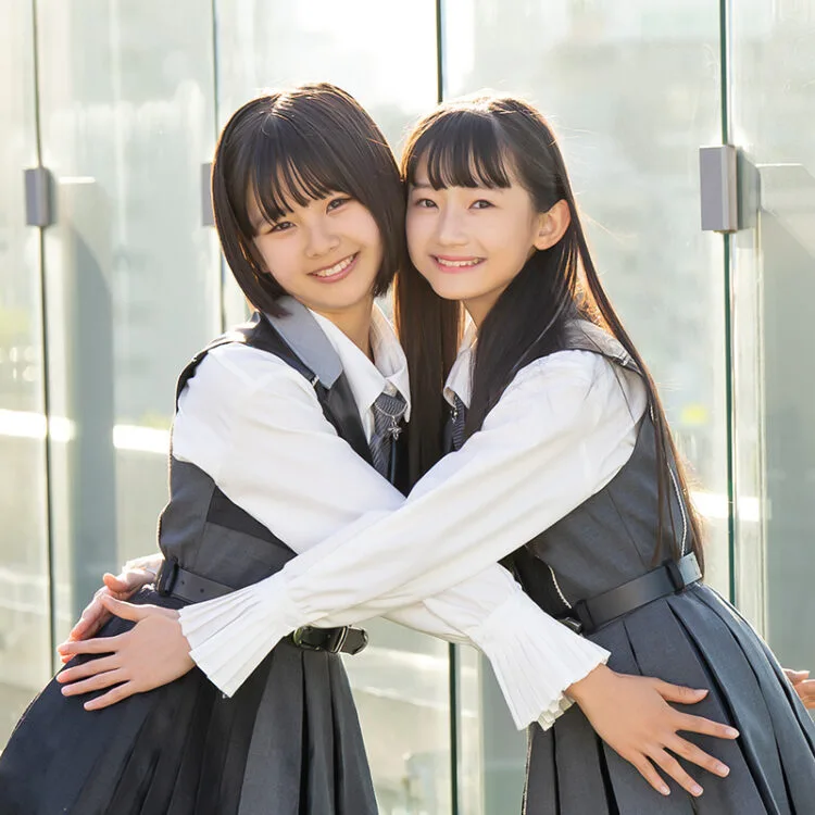 HKT48フレッシュな7期生16人誌上初お披露目②猪島莉玲亜＆江浦優香