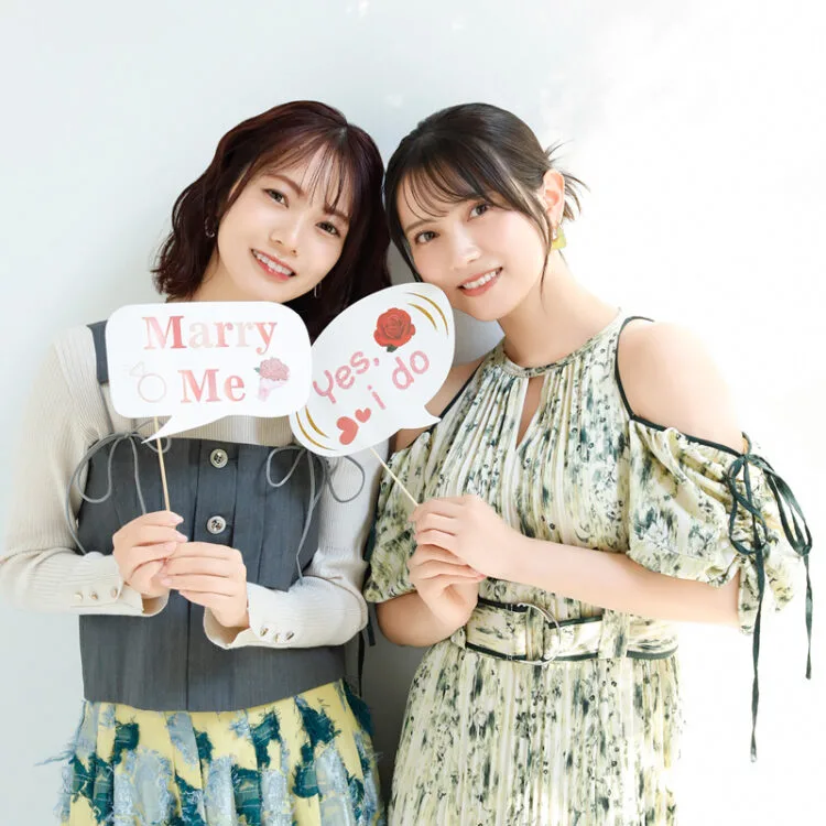 ボム12月号の桃月なしこ撮影現場に、宮田愛萌がやってきた！【前編】